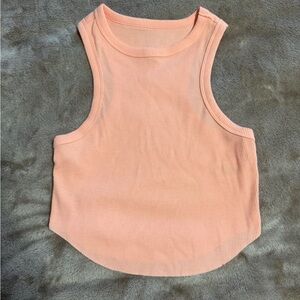 Wild Fable Peach Ribbed Tank Top